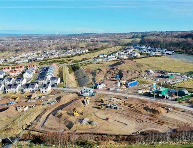 Capstone Completes Groundworks at New Residential Development in the Slackbuie Area of Inverness