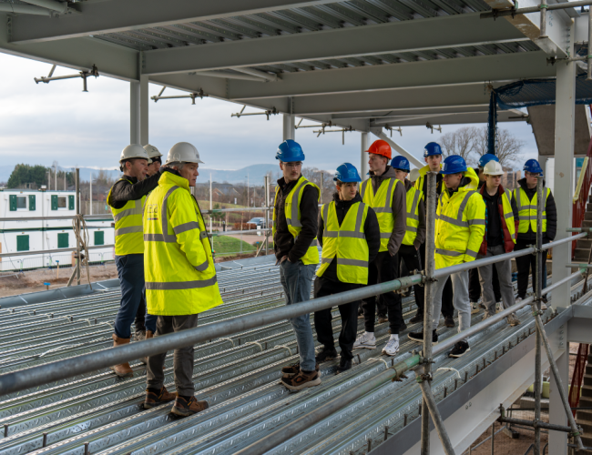 Capstone Construction Welcomes UHI Students to Inverness Campus Project